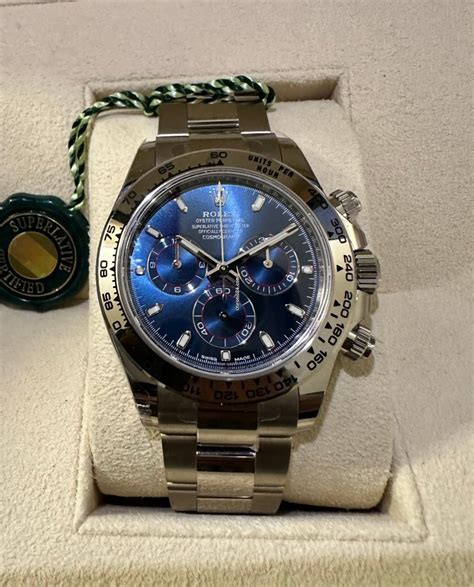 rolex daytona mit blauem ziffernblatt|rolex daytona preise.